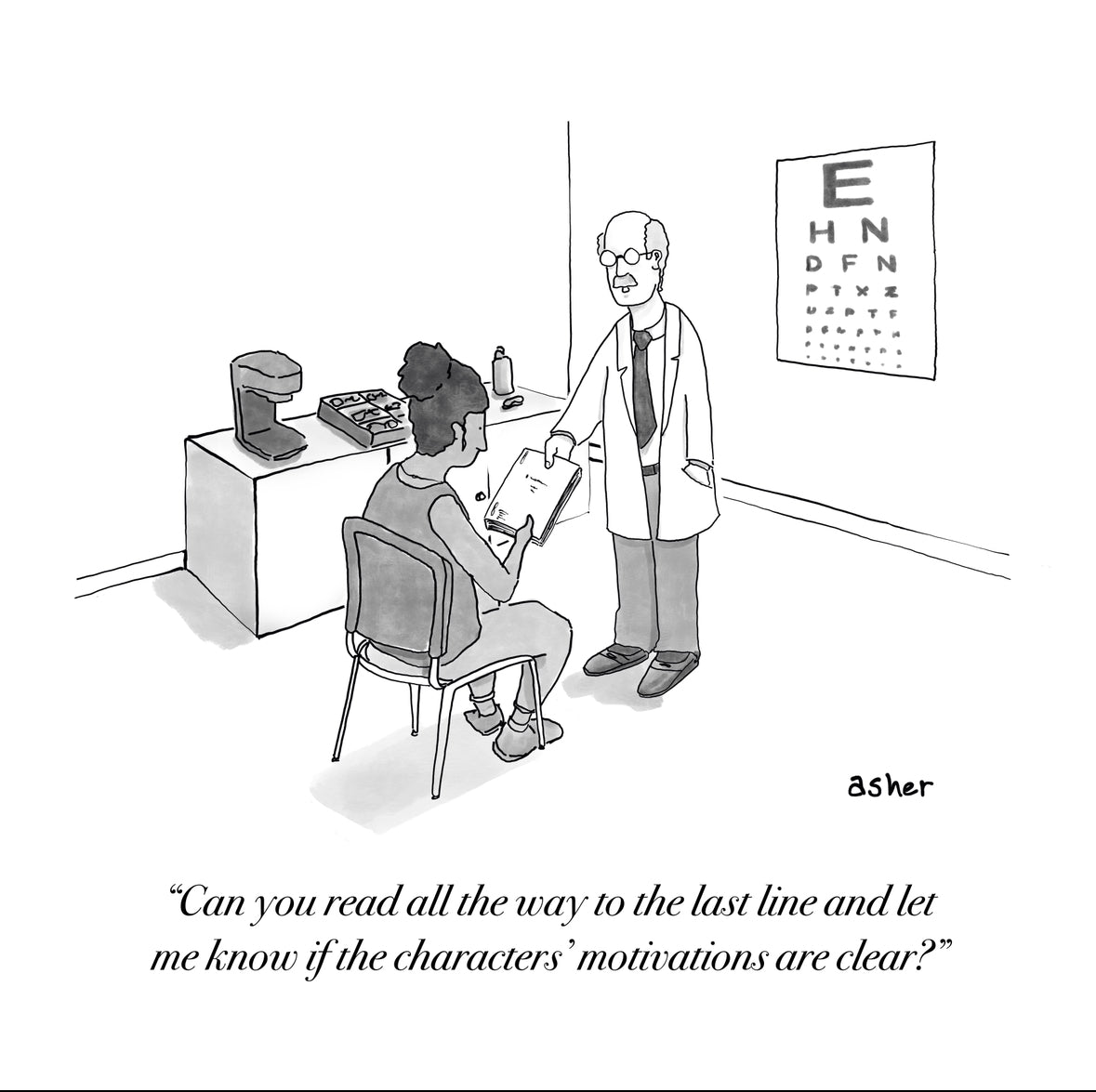 Optometrist’s Screenplay