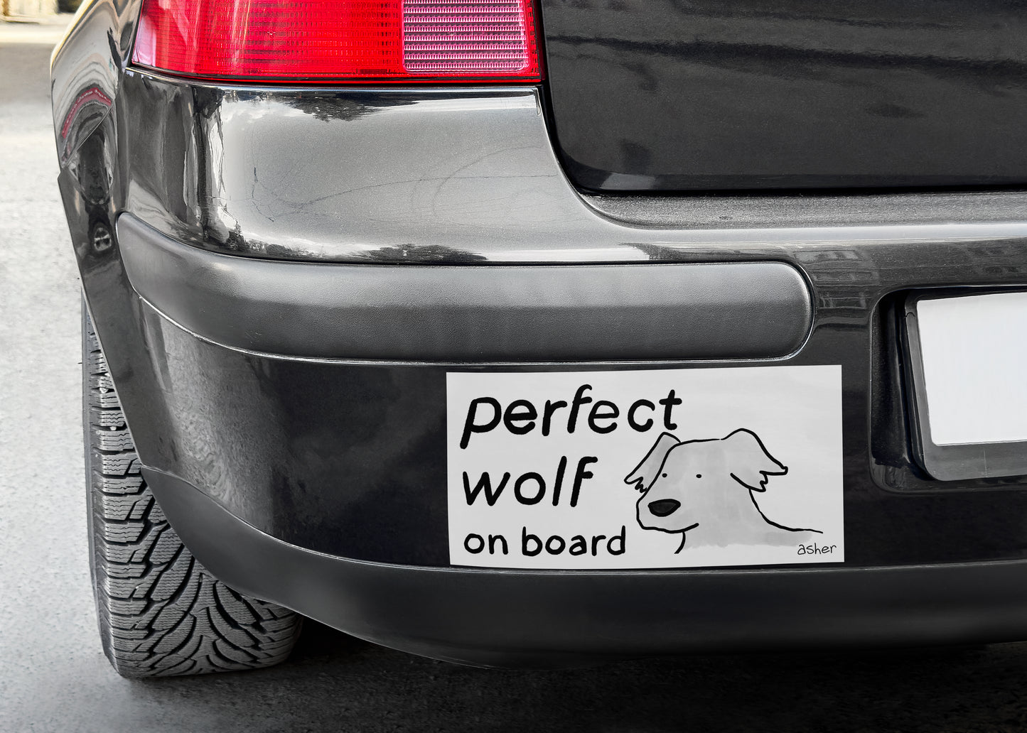 Perfect Wolf Sticker